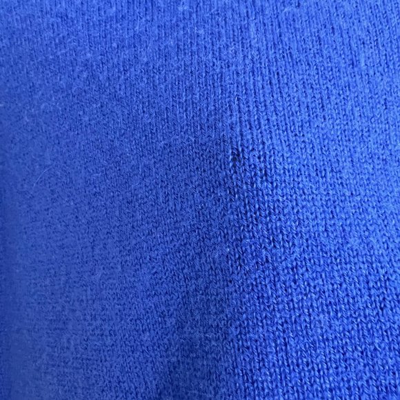 J. Crew 100% Italian Cashmere Crewneck Three Quarter Sleeve Sweater Blue XS - Picture 8 of 11
